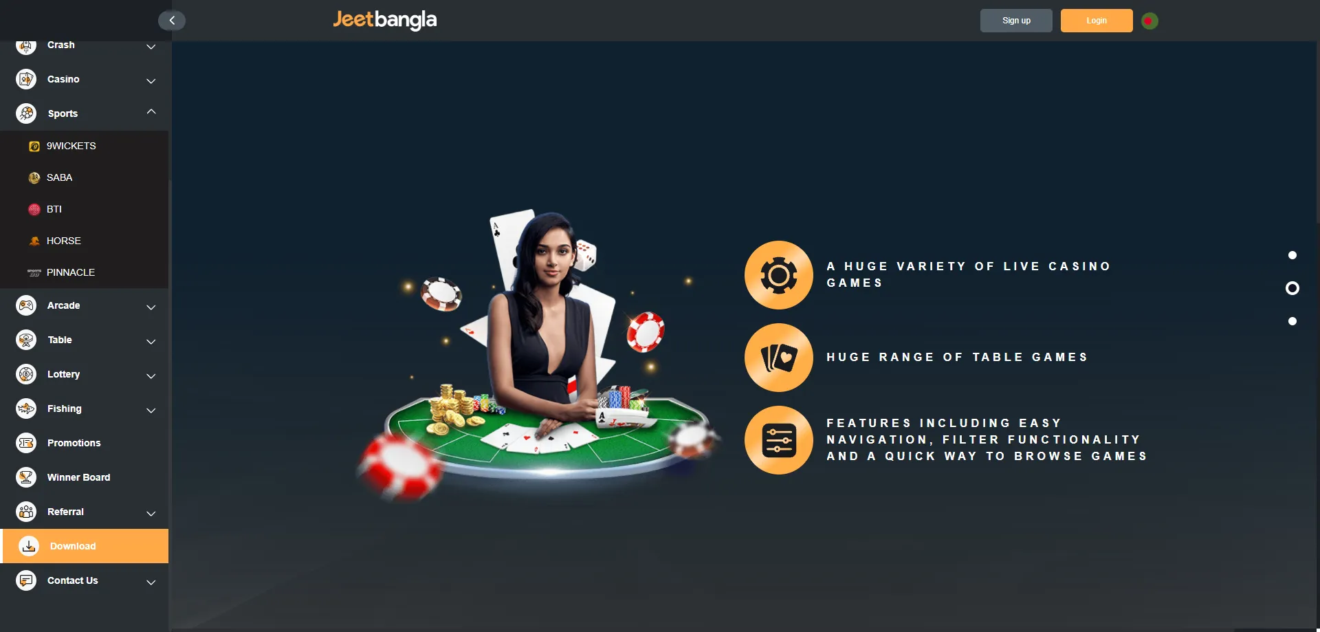 Jeetbangla live sports betting — cricket football and virtual events