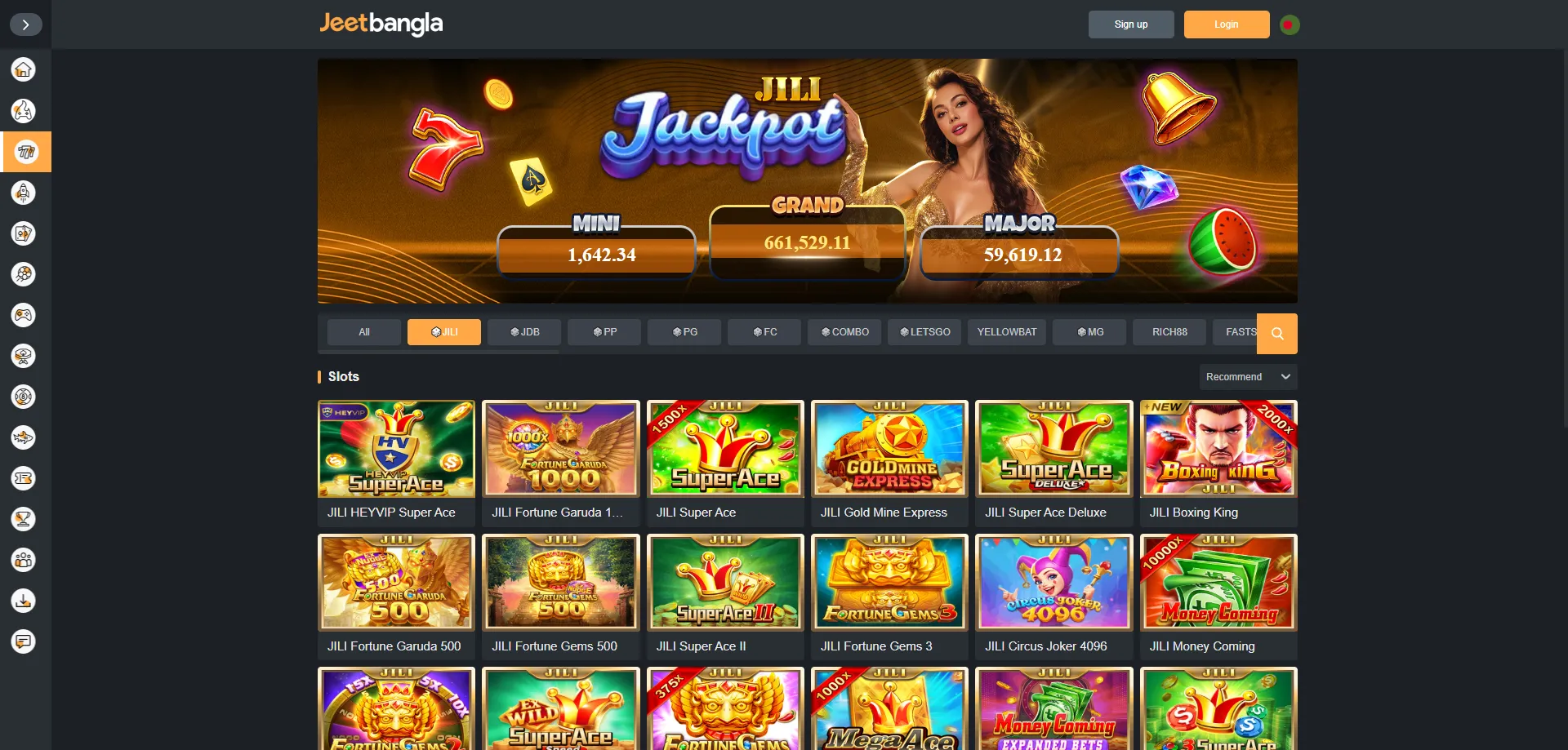 jeetbangla casino slot games collection — 247 plus titles for BD players